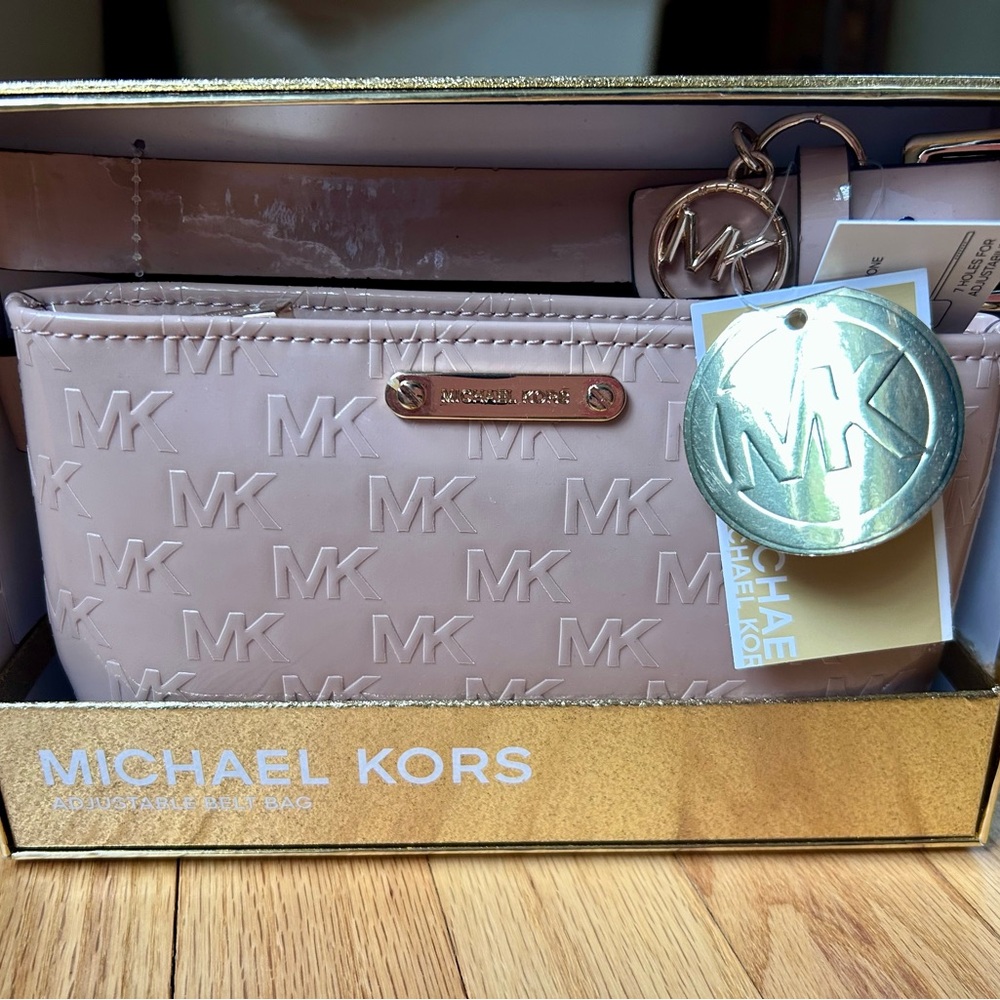 Michael Kors Pink Belt Bag - Picture 2 of 2